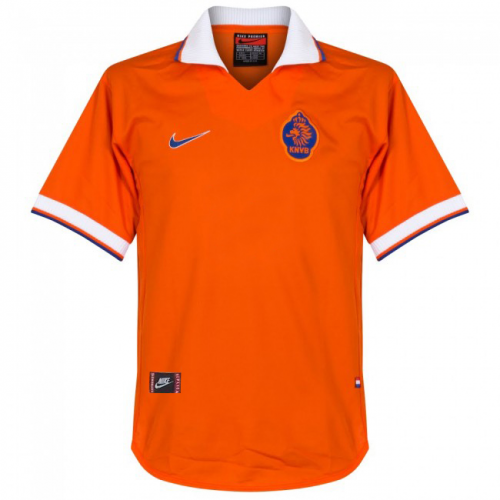 1997-98 Netherlands Home Orange Retro Soccer Jersey Shirt